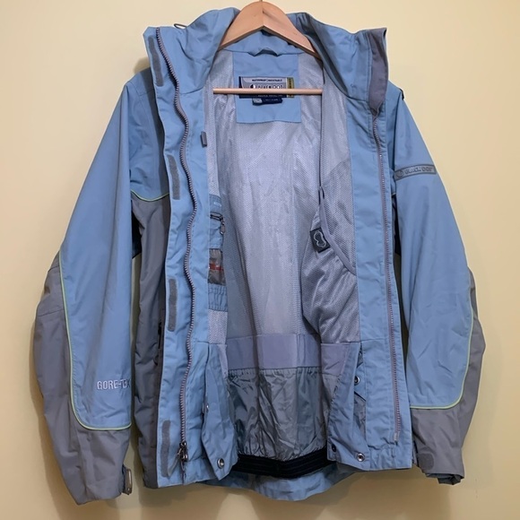 Black Dot Waterproof Breathable Pro Series Gore Tex Ski Snowboard Hood Jacket M - Picture 17 of 17